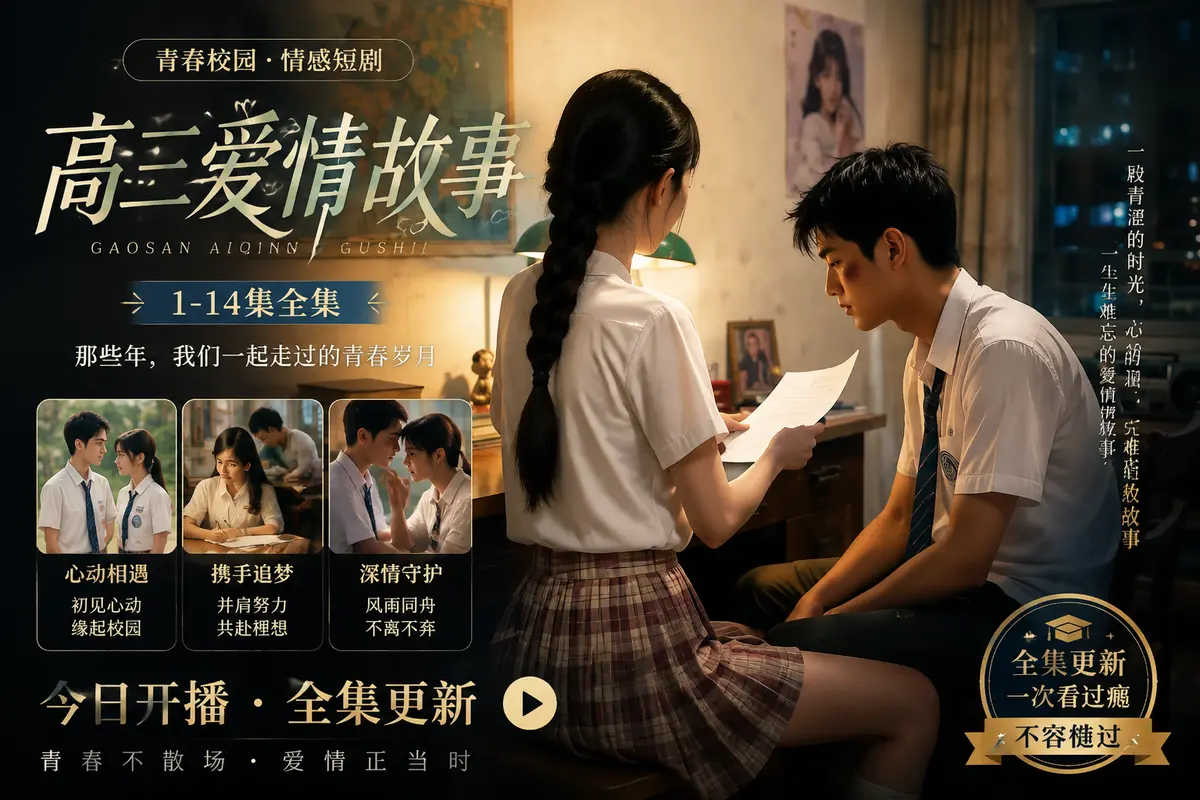 《高三爱情故事》ai真人短剧全集在线观看_林澈苏晚晴HD未删减版_青春意难平_百度夸克网盘资源下载